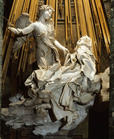 Itália, Roma, Igreja de Santa Maria della Vittoria, Ecstasy de Santa Teresa de Ávila de Gian Lorenzo Bernini