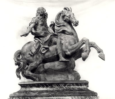 Modelo para o Monumento a Luís XIV (1638-1715) de Gian Lorenzo Bernini