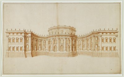 Projeto para o Louvre ... de Gian Lorenzo Bernini