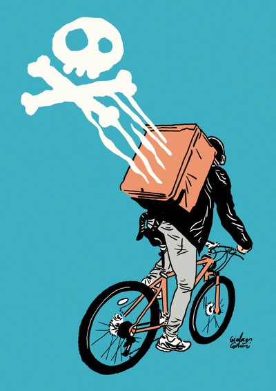 Entrega, 2023 (digital) de Gianluca Costantini