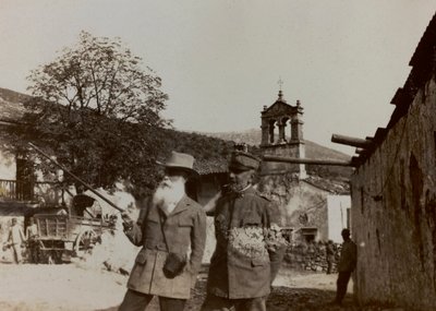 Álbum "Fotos da Segunda Guerra": Soldados italianos em Val Chiusone para Podsenica, 09/1917 (foto a p/b) de Gigliucci Gigliucci