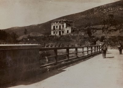 Álbum "Fotos da Segunda Guerra": Soldados italianos em Val Chiusone para Podsenica, 09/1917 (foto a p/b) de Gigliucci Gigliucci