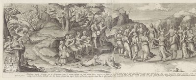 Casamento de Isaque e Rebeca de Gijsbert Van Veen