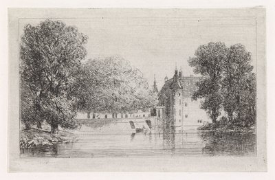 Castelo na água de Gijsbertus Johannes Verspuy
