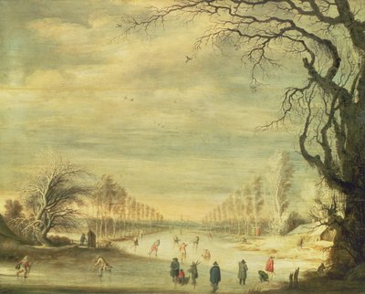Paisagem de inverno de Gijsbrecht Lijtens