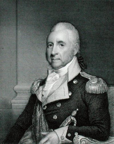 Major General John Brooks (1752-1825) gravado por Asher Brown Durand (1796-1886) após uma cópia do orginal por James Herring (1794-1867) (gravura) de Gilbert (after) Stuart