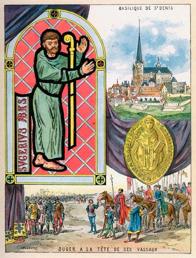 Abade Suger, abade-estadistas franceses, 1898 de Gilbert