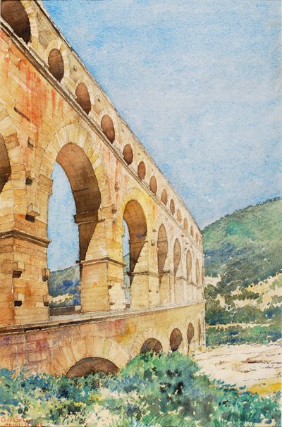 Pont du Gard, França de Gilbert Cass