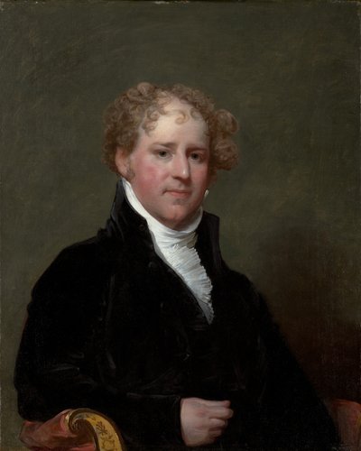 Charles Davis (1777–1821), c.1808-09 (óleo sobre painel de madeira) de Gilbert Stuart