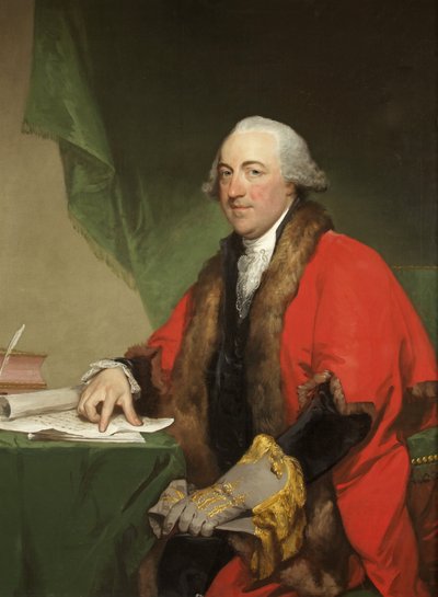 Henry Cruger, de Nova York, prefeito de Bristol e mestre da The Merchant Venturers Society de Gilbert Stuart