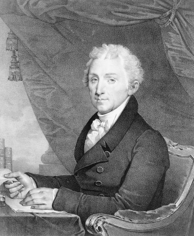 James Monroe, Quinto Presidente dos Estados Unidos de Gilbert Stuart