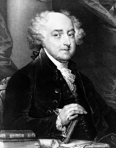 John Adams, segundo presidente dos Estados Unidos de Gilbert Stuart