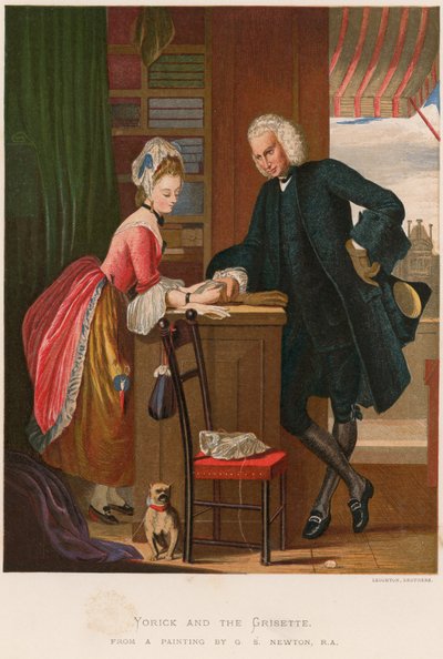 Yorick e o Grisette de Gilbert Stuart Newton