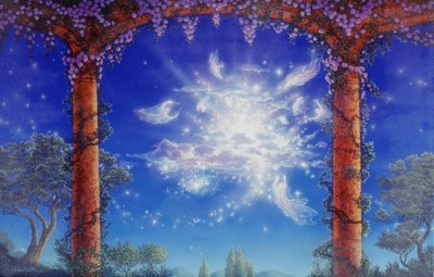 Regresso a casa, 2001 (acrílico sobre cartão) de Gilbert Williams
