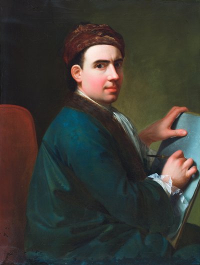 Autorretrato (óleo sobre tela) de Giles Hussey