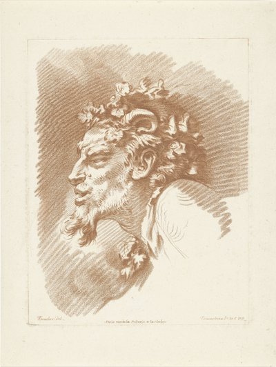 Cabeça de sátiro de Gilles Demarteau