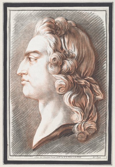 Luís XV de Gilles Demarteau, the Elder, after Jean François Clermont