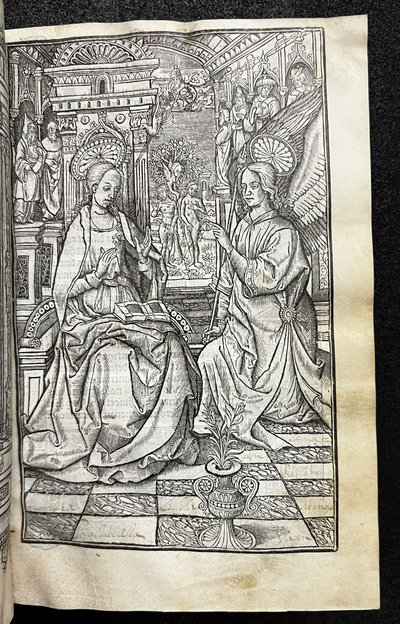 Livro de horas, uso de Roma (Heures a lusaige de Romme) de Gilles Hardouyn