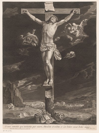 Cristo na cruz de Gilles Rousselet