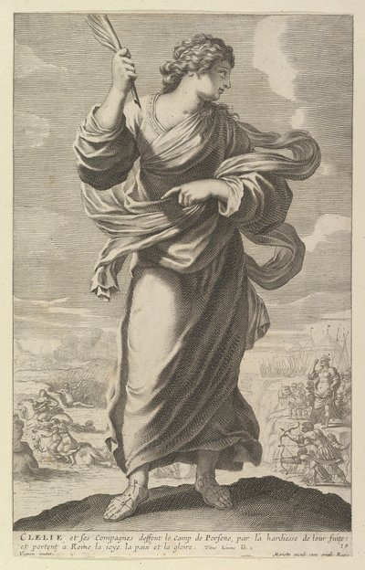 Clélie, 1647. Criadores: Gilles Rousselet, Abraham Bosse. de Gilles Rousselet
