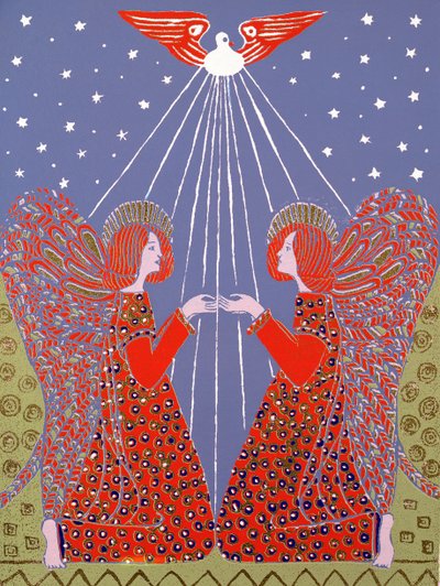 Natal 77 (serigrafia) de Gillian Lawson