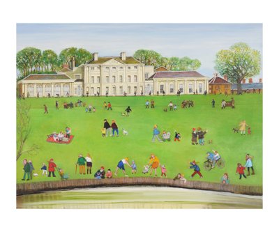 Kenwood, Hampstead, 2011 (óleo sobre tela) de Gillian Lawson