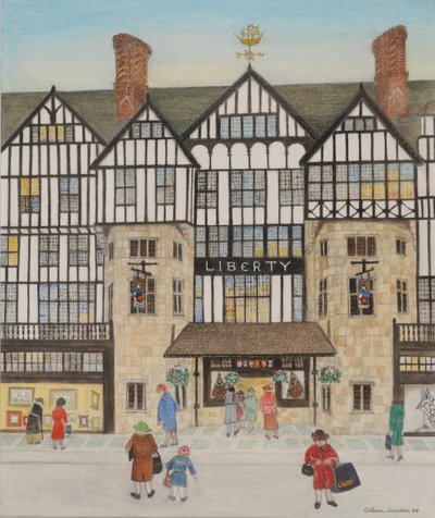 Liberty II, 1988 (aguarela sobre papel) de Gillian Lawson