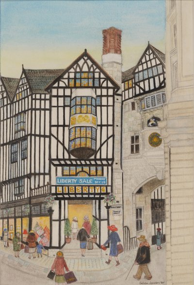 Liberty I, 1988 (aguarela sobre papel) de Gillian Lawson
