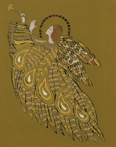 Anjo Musical (impressão) de Gillian Lawson