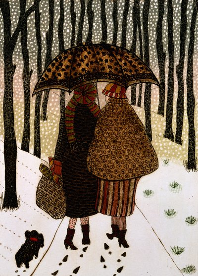 Flocos de Neve (impressão) de Gillian Lawson