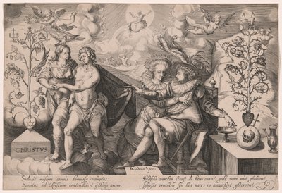 Alegoria sobre a árvore boa e a árvore corrupta de Gillis van Breen