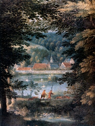 Paisagem, século XVI. de Gillis van Coninxloo