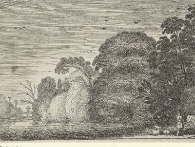 Pastor e cavaleiro à beira de uma floresta de Gillis van Scheyndel (I) (possibly)
