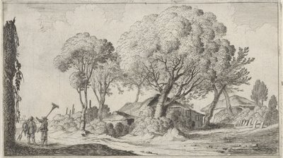 Fazendas entre árvores Doze paisagens (título da série) de Gillis van Scheyndel (I)