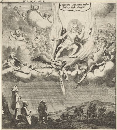 Cristo aparece no céu de Gillis van Scheyndel (I)