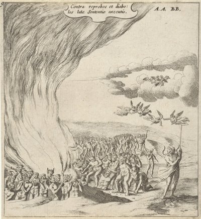 Os condenados levaram ao inferno de Gillis van Scheyndel (I)