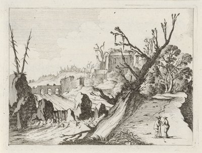 Cascata Sete paisagens (título da série) de Gillis van Scheyndel (I)
