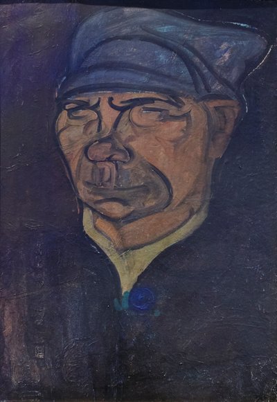 Cabeça de pescador, pescador de Burano de Gino Rossi