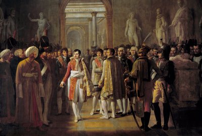 Imperador Napoleão I (1769-1821) Recebe os Deputos da Armee após Sua Coroação 8 de dezembro de Gioacchino Giuseppe Serangeli