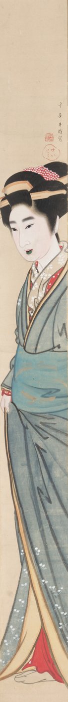 Courtesan, século XIX. de Gion Seitoku