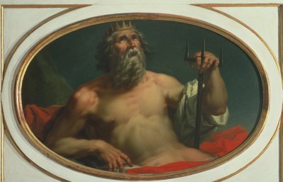Personificação da Água como o deus Poseidon de Giorgio Anselmi