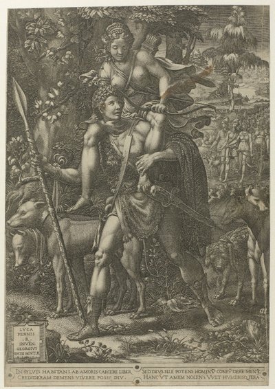 Alegoria da Caça de Giorgio Ghisi