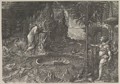 Alegoria da Vida, 1561. de Giorgio Ghisi