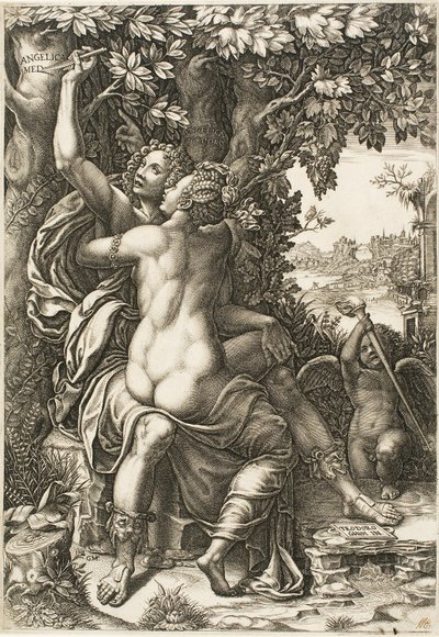 Angélica e Medoro de Giorgio Ghisi
