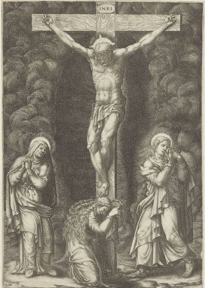 Crucificação de Cristo de Giorgio Ghisi