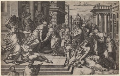 A Visitação de Giorgio Ghisi after Francesco Salviati