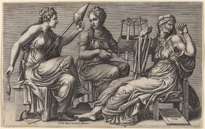 Os três destinos de Giorgio Ghisi after Giulio Romano