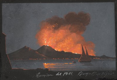 Nápoles, erupção do Vesúvio de Giorgio Glass