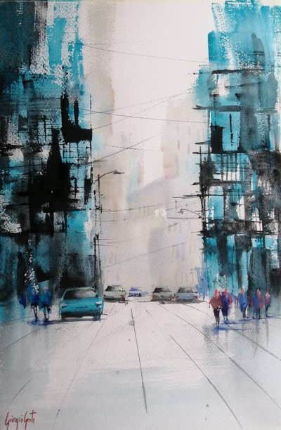 Rua da Cidade Abstrata de Giorgio Gosti