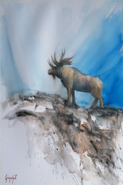 A Majestosa Montanha Moose de Giorgio Gosti
